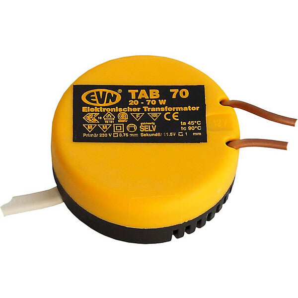 EVN-Lichttechnik Trafo 20-70W H22mm D53mm TAB 70